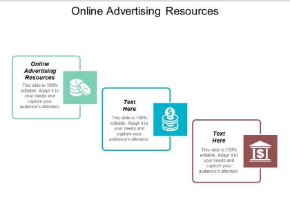 Online advertising resources ppt powerpoint presentation gallery example cpb