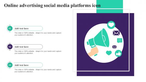 Online Advertising Social Media Platforms Icon