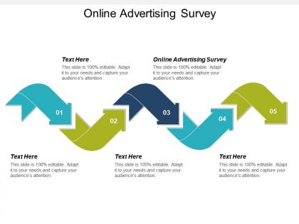 Online advertising survey ppt powerpoint presentation infographic template slide portrait cpb