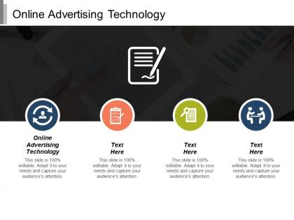 Online advertising technology ppt powerpoint presentation model slide cpb