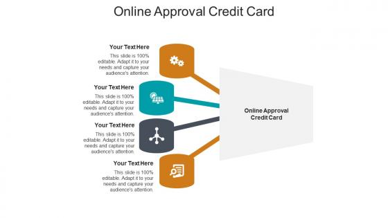 Online approval credit card ppt powerpoint presentation model template cpb