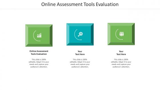 Online assessment tools evaluation ppt powerpoint presentation gallery guide cpb