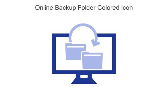 Online Backup Folder Colored Icon In Powerpoint Pptx Png And Editable Eps Format
