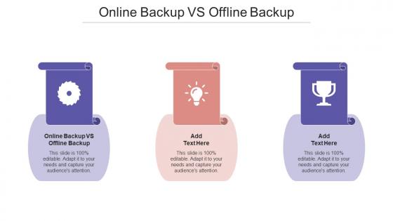 Online Backup VS Offline Backup Ppt Powerpoint Presentation Summary Rules Cpb