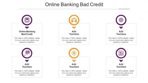 Online Banking Bad Credit Ppt Powerpoint Presentation Infographics Portfolio Cpb