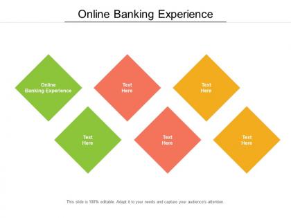 Online banking experience ppt powerpoint presentation styles files cpb