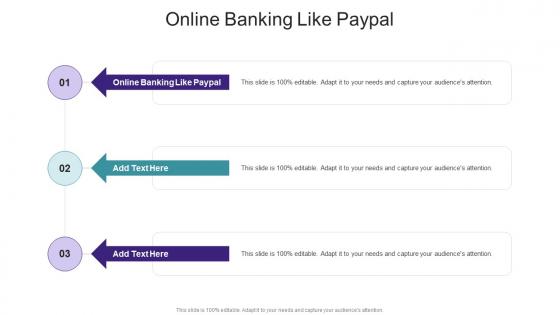 Online Banking Like Paypal In Powerpoint And Google Slides Cpb