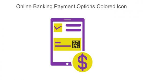 Online Banking Payment Options Colored Icon In Powerpoint Pptx Png And Editable Eps Format