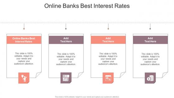 Online Banks Best Interest Rates In Powerpoint And Google Slides Cpb