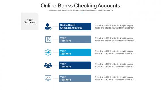Online banks checking accounts ppt powerpoint presentation model designs cpb