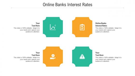 Online banks interest rates ppt powerpoint presentation summary deck cpb