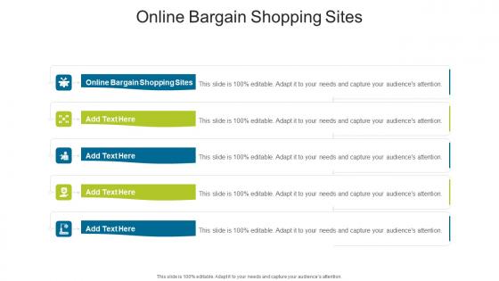 Online Bargain Shopping Sites Advice Writers Job In Powerpoint And Google Slides Cpb