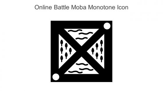 Online Battle Moba Monotone Icon In Powerpoint Pptx Png And Editable Eps Format