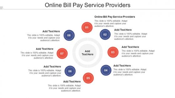 Online Bill Pay Service Providers Ppt Powerpoint Presentation Pictures Graphics Cpb