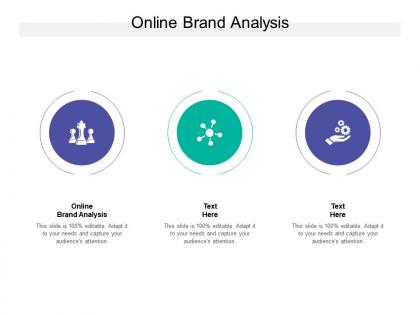 Online brand analysis ppt powerpoint presentation icon design ideas cpb