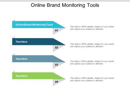 Online brand monitoring tools ppt powerpoint presentation infographic template diagrams cpb