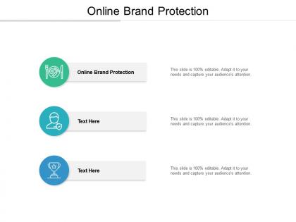 Online brand protection ppt powerpoint presentation icon format ideas cpb