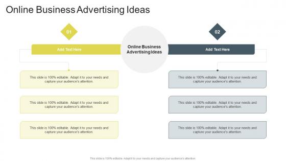 Online Business Advertising Ideas In Powerpoint And Google Slides Cpb