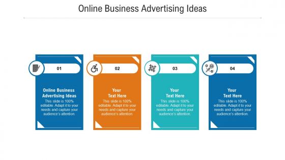 Online business advertising ideas ppt powerpoint presentation styles example file cpb