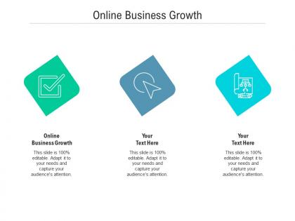 Online business growth ppt powerpoint presentation layouts samples cpb