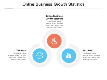 Online business growth statistics ppt powerpoint presentation infographics portfolio cpb