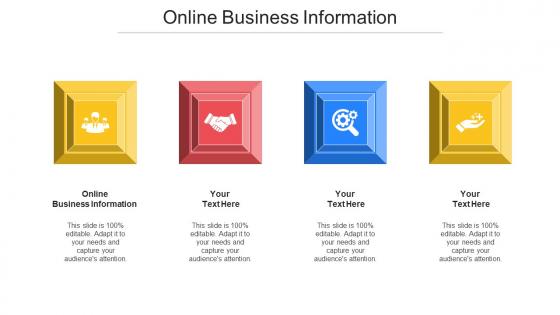 Online Business Information Ppt Powerpoint Presentation Layouts Gridlines Cpb