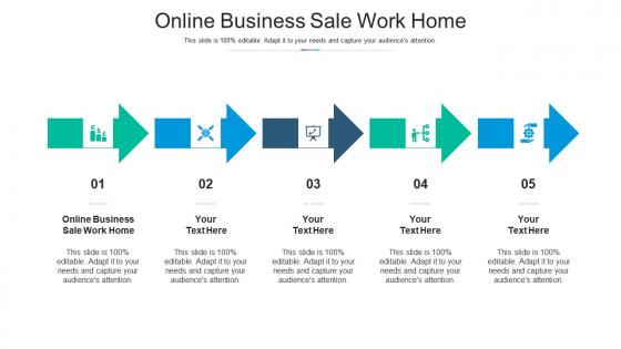 Online business sale work home ppt powerpoint presentation portfolio slides cpb