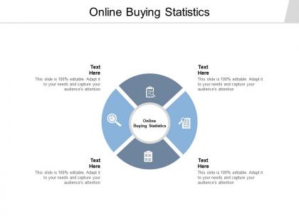Online buying statistics ppt powerpoint presentation styles background cpb