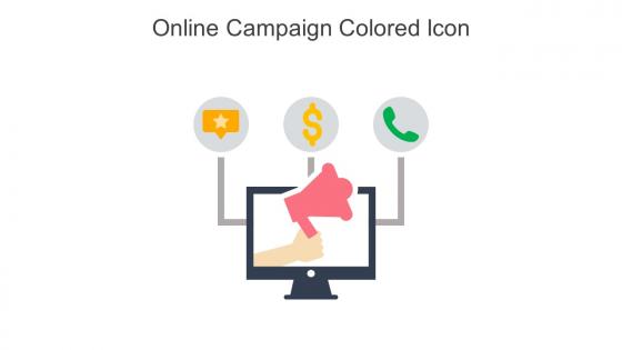 Online Campaign Colored Icon In Powerpoint Pptx Png And Editable Eps Format