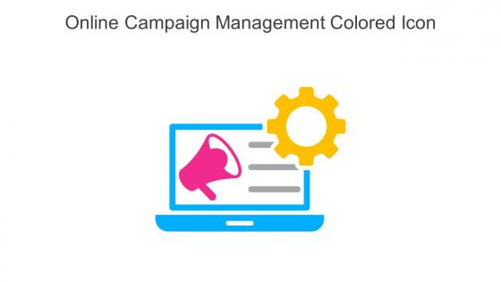 Online Campaign Management Colored Icon Icon In Powerpoint Pptx Png And Editable Eps Format
