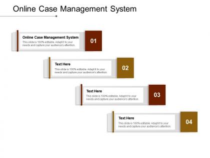 Online case management system ppt powerpoint presentation file design inspiration cpb
