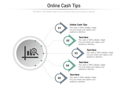 Online cash tips ppt powerpoint presentation infographics good cpb