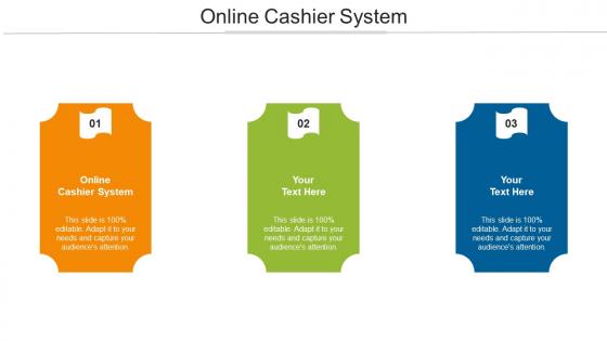 Online Cashier System Ppt Powerpoint Presentation Model File Formats Cpb