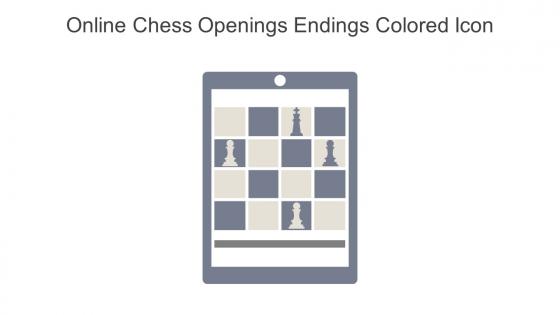 Online Chess Openings Endings Colored Icon In Powerpoint Pptx Png And Editable Eps Format
