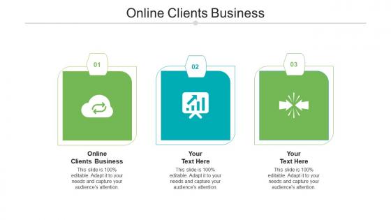 Online clients business ppt powerpoint presentation portfolio icon cpb