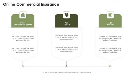 Online Commercial Insurance In Powerpoint And Google Slides Cpb