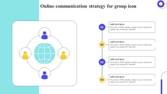 Online Communication Strategy For Group Icon