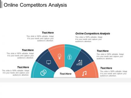 Online competitors analysis ppt powerpoint presentation gallery clipart cpb