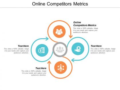 Online competitors metrics ppt powerpoint presentation gallery slide download cpb