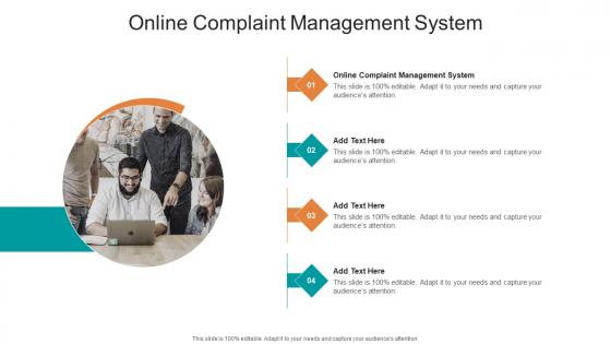 Online Complaint Management System In Powerpoint And Google Slides Cpb