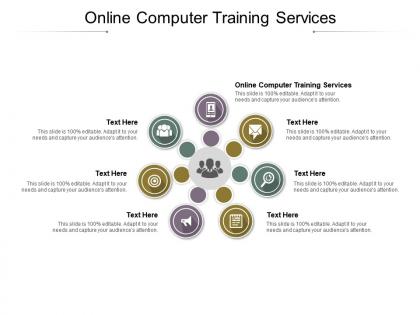 Online computer training services ppt powerpoint professional model cpb