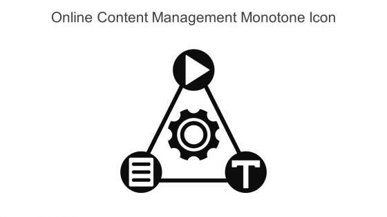 Online Content Management Monotone Icon In Powerpoint Pptx Png And Editable Eps Format