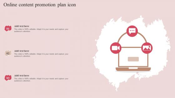 Online Content Promotion Plan Icon