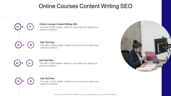 Online Courses Content Writing SEO In Powerpoint And Google Slides Cpb