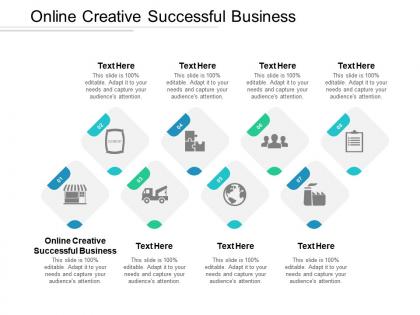 Online creative successful business ppt powerpoint presentation icon professional cpb