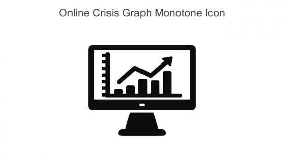Online Crisis Graph Monotone Icon In Powerpoint Pptx Png And Editable Eps Format