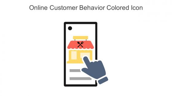 Online Customer Behavior Colored Icon In Powerpoint Pptx Png And Editable Eps Format