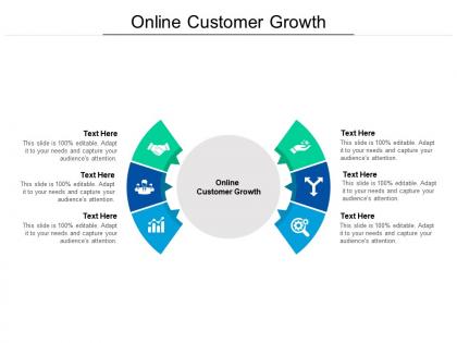 Online customer growth ppt powerpoint presentation layouts deck cpb