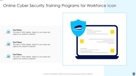 Online Cyber Security Training Programs For Workforce Icon