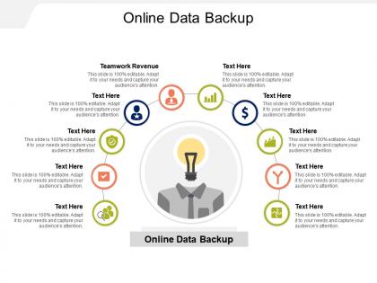 Online data backup ppt powerpoint presentation portfolio visuals cpb